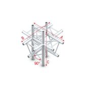 Milos ACM61 - DT22022 Cross up/down 6-way Deco-22 Triangle truss