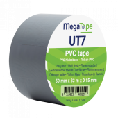 Megatape PVC Tape UT7 Grijs - 50 mm / 33 mtr