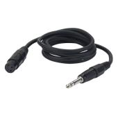 Dap Audio FL036 Female XLR naar stereo jack  microfoonkabel 6 mtr