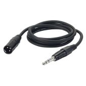 Dap  Audio FL046 Male  XLR naar stereo jack microfoonkabel 6 mtr