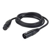 Dap Audio FL096 XLR Microfoonkabel digital AES- EBU norm black 6 mtr