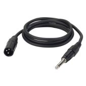 Dap FL13  XLR Male 3 polig > Jack mono microfoon kabel 1,5mtr