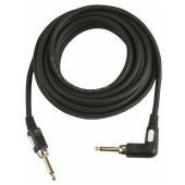 Dap FL186 - Stage Gitaar Kabel een zijde rechte plug andere kant haakse plug 6 meter