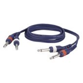 DAP FL226 Jack - Jack kabel 2 voudig  6 mtr