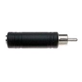 DAP RCA male naar  6,3mm Jack Female ( Jack - Cinch verloop stekker )