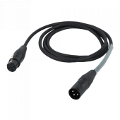 DAP FLR01 XLR M/F Mic/Line-kabel Rean RC3-serie 1,5 m - Verzilverd