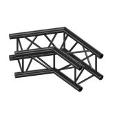 Milos QCVF22|2WAY120DG BLACK  Corner 120° Pro-30 Square HD F Truss