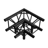 Milos QLF30 BLACK Corner 3-way 90° Pro-30 Square F Truss