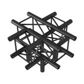 Milos QCF51 BLACK Cross + Down 5-way, Pro-30 Vierkant F Truss