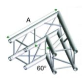 Milos QCF20 Vierkant Truss Hoek 60°