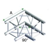 Milos QCM21 Vierkant Truss Deco 22 Hoek 90° graden