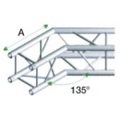 Milos QCF23 Vierkant Truss Hoek 135°