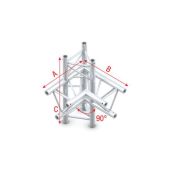 Milos ACF44 Corner 90° up/down, right Pro-30 Triangle F Truss