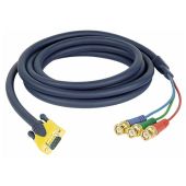 DMT FV303  Videokabel VGA naar 3x BNC/MALE 3 mtr