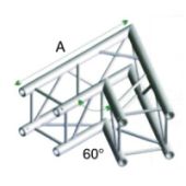 Milos QCU20 quatro truss Corner 60 Degrees Incl. Connectors