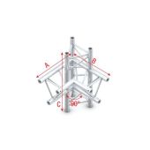 Milos ACU45 - GT30015 Corner 90° up/down, left Pro-30 Triangle G Truss