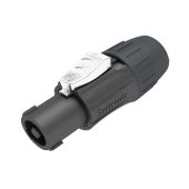 Seetronic Speaker 4P Connector, male Zwarte behuizing - zwarte eindkap