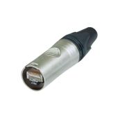  Neutrik Ethercon CAT6A Cable connector Nikkelen behuizing