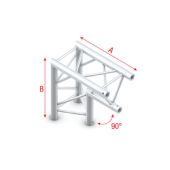 Milos ACB25 - PT30007  Driehoek Truss Hoek 90 apex down