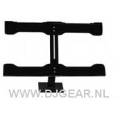 UDC standaard voor 2 x cdj 800 / 1000 900 en 2000 nxs met verstelbaar plateau