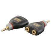 XGA15 - Mini Jack Male stereo naar 2 x Mini Jack stereo Female splitter