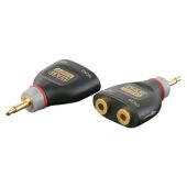 XGA40 - Mini Jack mono Male naar  2 x Mini Jack mono Female minijack splitter  