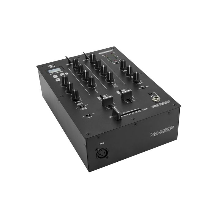 OMNITRONIC PM-222P 2-Channel DJ Mixer met MP3 speler en BT