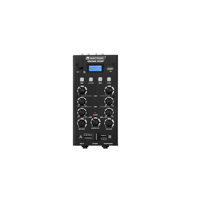 OMNITRONIC GNOME-202P Mini-Mixer zwart