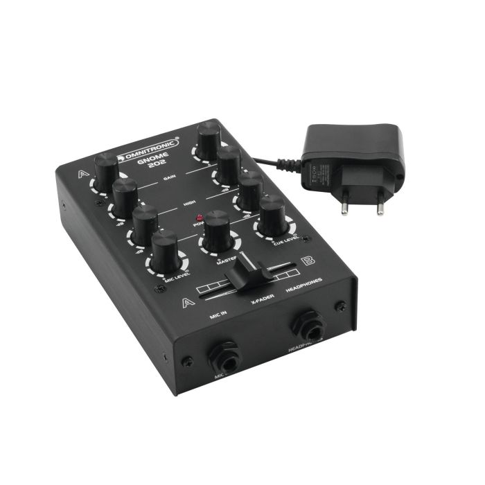 OMNITRONIC GNOME-202 Mini Mixer black