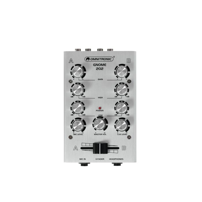 OMNITRONIC GNOME-202 Mini Mixer Silver