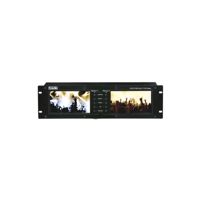 DMT DLD-72 MKII Dubbel 7" display met HDMI-aansluiting 