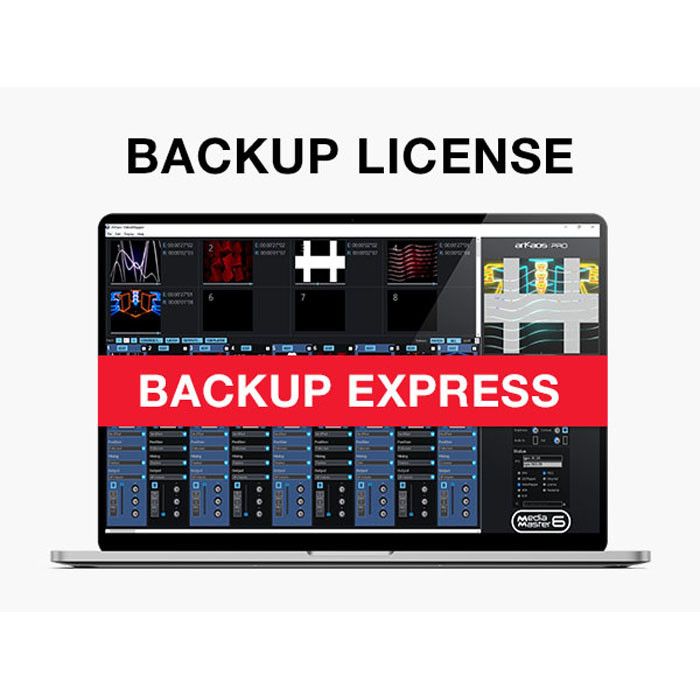 Arkaos MediaMaster Express 6 Video Besturingssoftware Backup Licentie