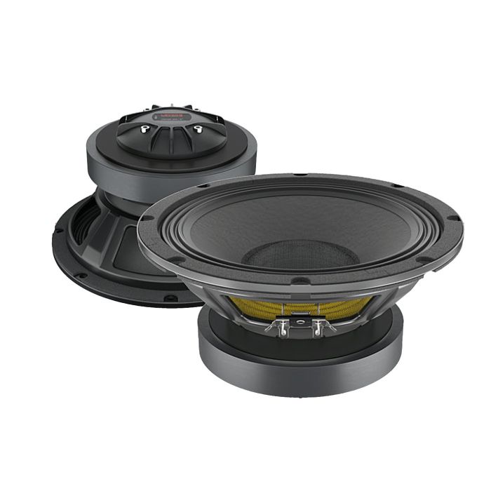 LAVOCE CSF082.00K 8" Coaxial Speaker, Ferrite, Steel Basket Driver