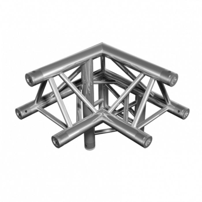 DuraTruss DT 33/2-C31-LU - 3 way corner 90°, down