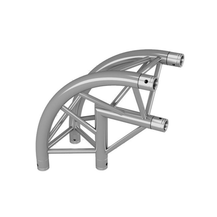 DuraTruss DT 33/2-C25R-L90 - 2 way rounded corner 90°