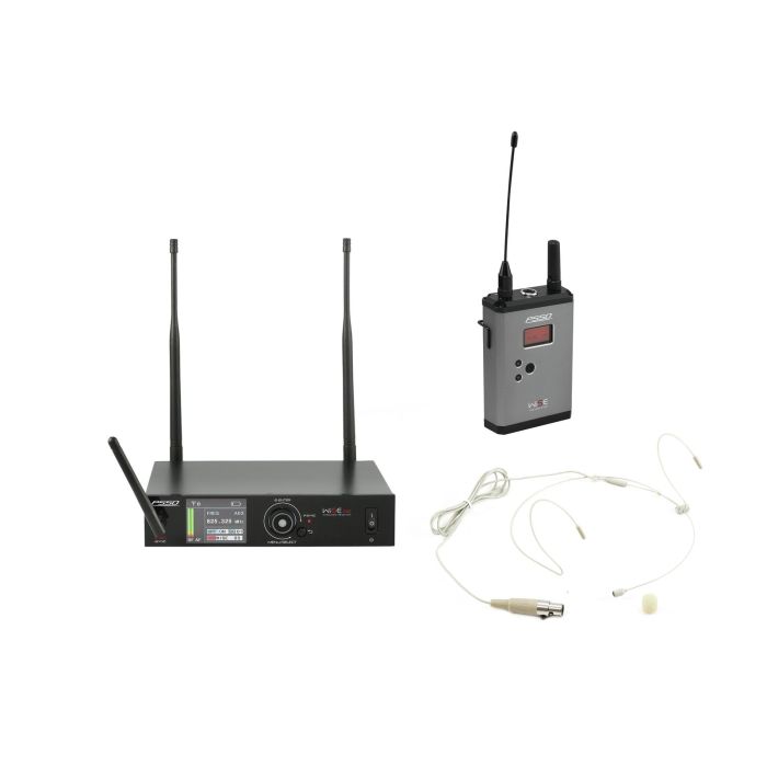 PSSO Set WISE ONE draadloze set ontvanger + BeltPack + Headset 638-668MHz