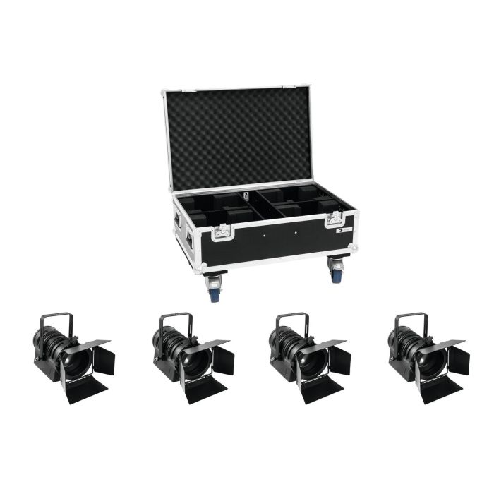 EUROLITE Set 4x LED THA-60PC + Case