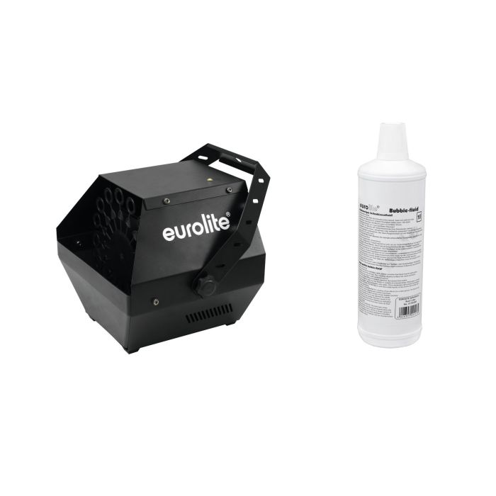 EUROLITE Set B-90 Bubble machine black + bubble fluid 1 liter