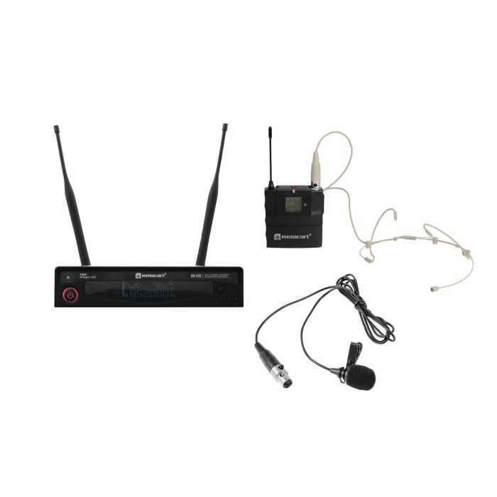 RELACART Set HR-31S Bodypack with Headset and Lavalier