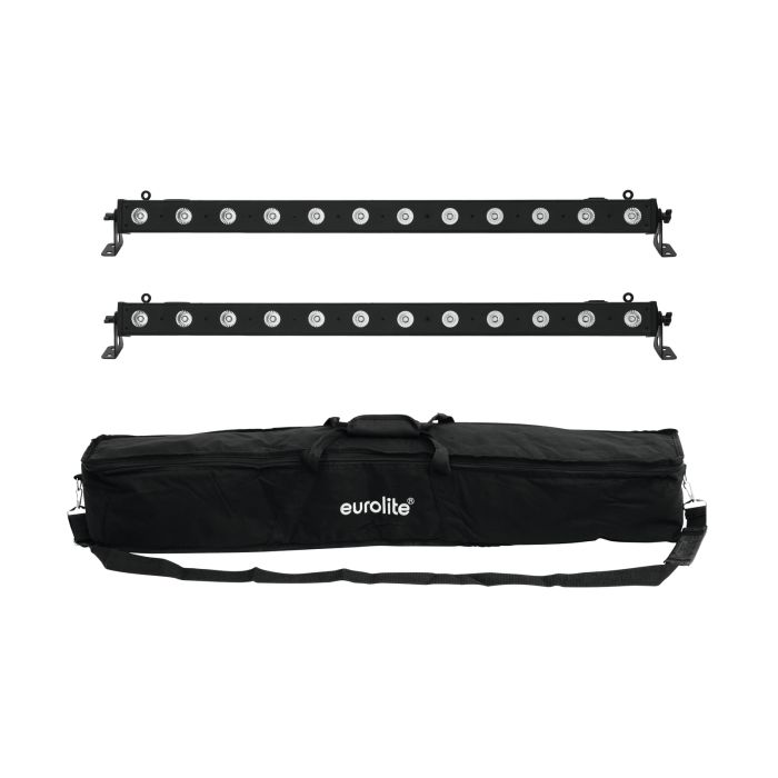 EUROLITE Set 2x LED BAR-12 QCL RGBW + Soft Bag