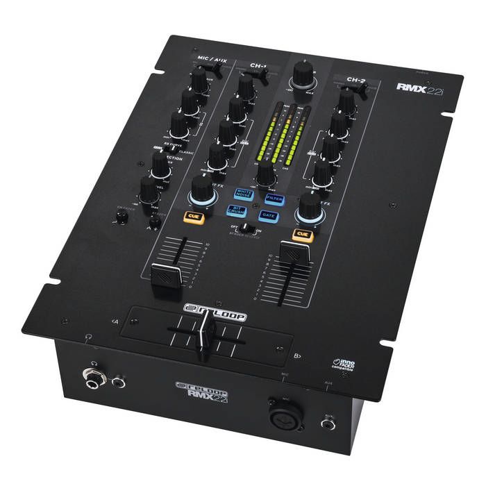 Reloop RMX-22i Digitale 2+1 channel DJ Mixer met FX en aansluiting voor tablet of smartphone 