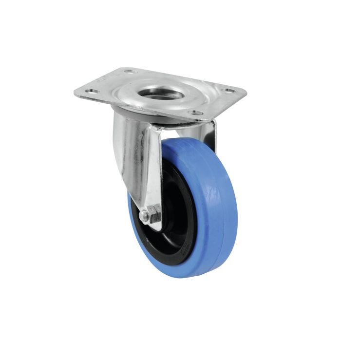 ROADINGER Zwenkwiel 100mm BLeu wheel