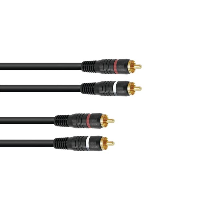 OMNITRONIC RCA of Cinch Kabel 2x2 1.5m