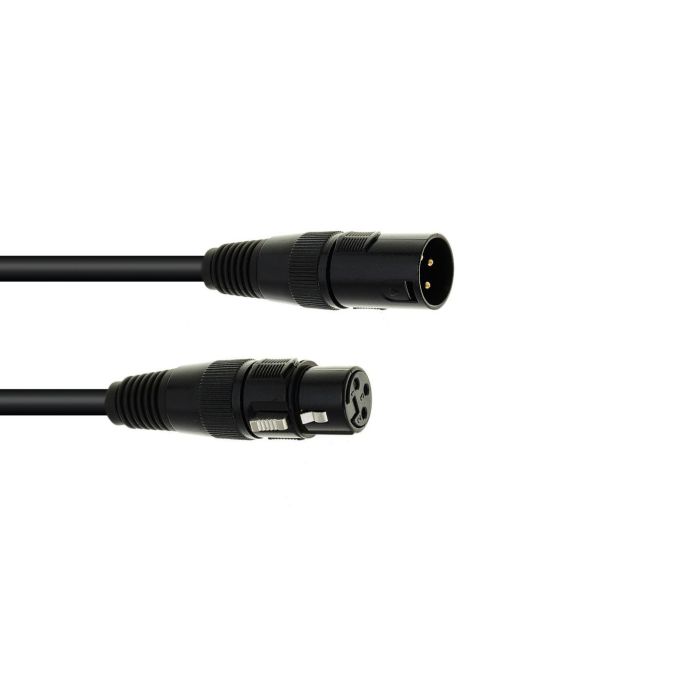 EUROLITE DMX cable XLR 3pin 15m zwart