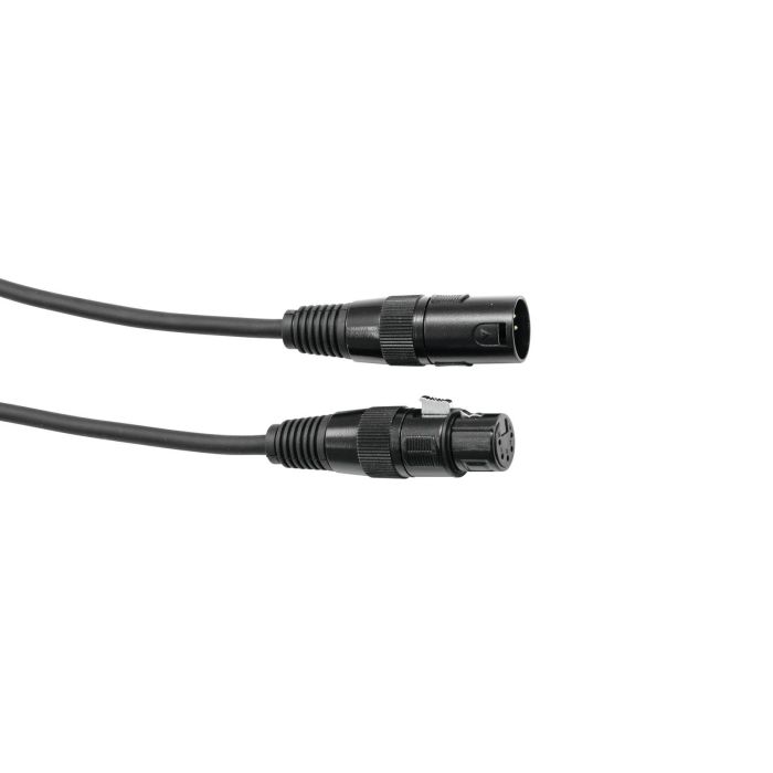 EUROLITE DMX cable XLR 5 pin 1 m zwart