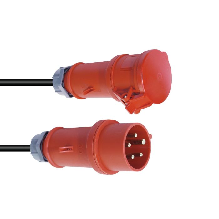 PSSO CEE Verlengkabel 16Amp  5x2,5mm  20m rood