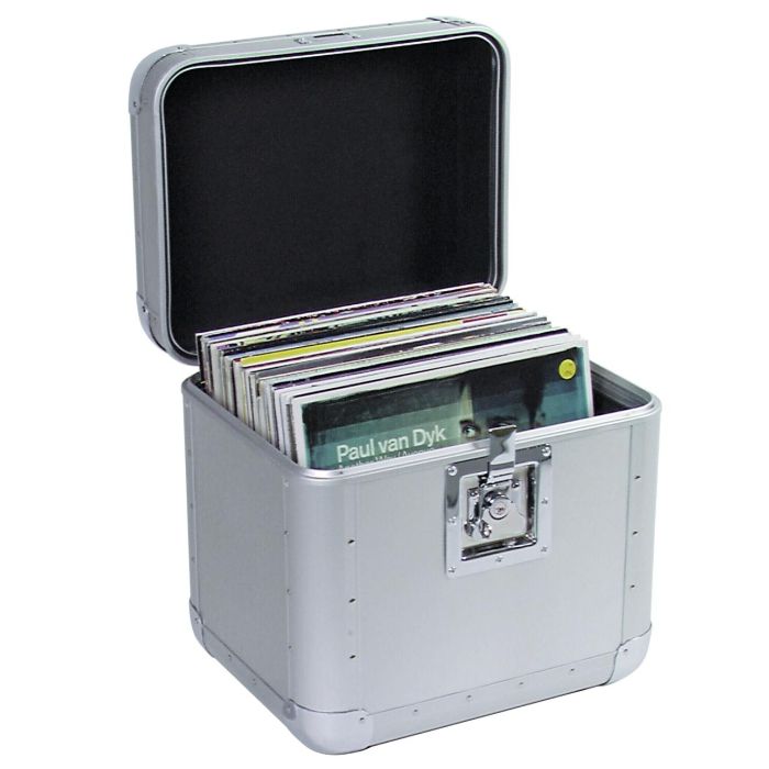 ROADINGER Record Case ALU 75/25, rounded, silver