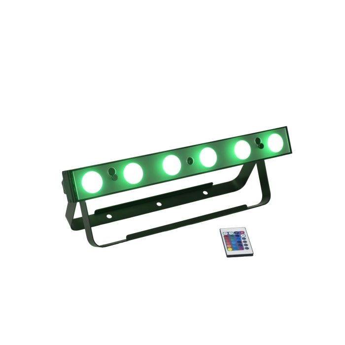 EUROLITE AKKU Bar-6 QCL ACCU LED strip met 4in1 LED's