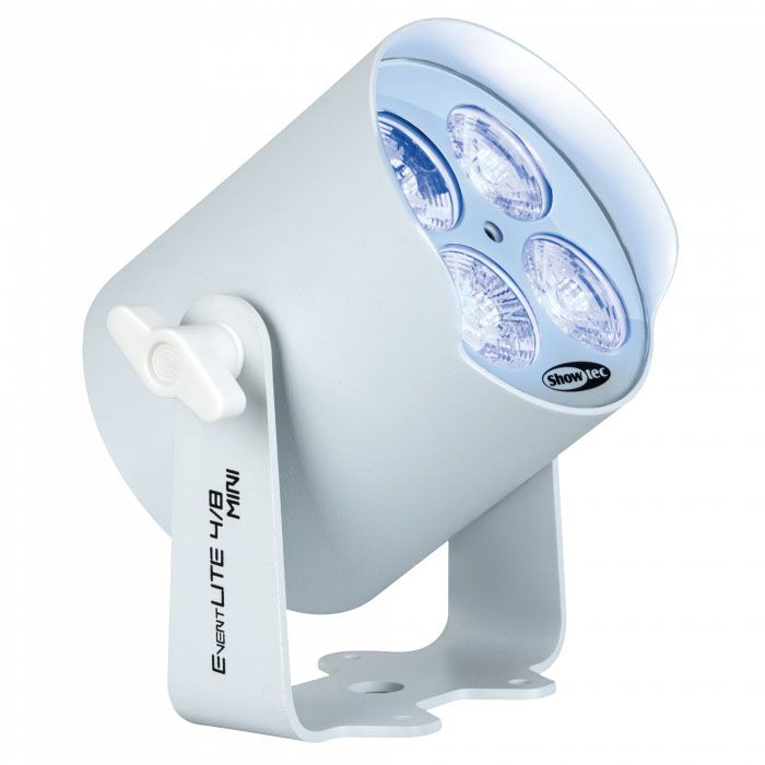 Showtec EventLITE 4/8 Mini Q6 IP65 Draagbare Spotlight - wit