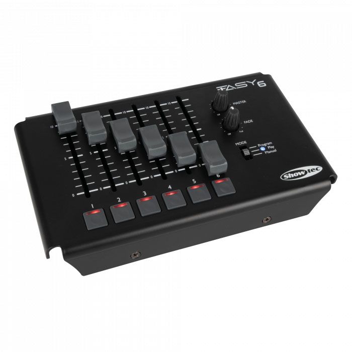 Showtec Easy 6 Mobile DMX controller 6-kanaals 5polig xlr